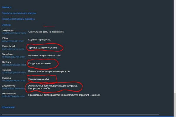 Ссылки на сайты даркнета